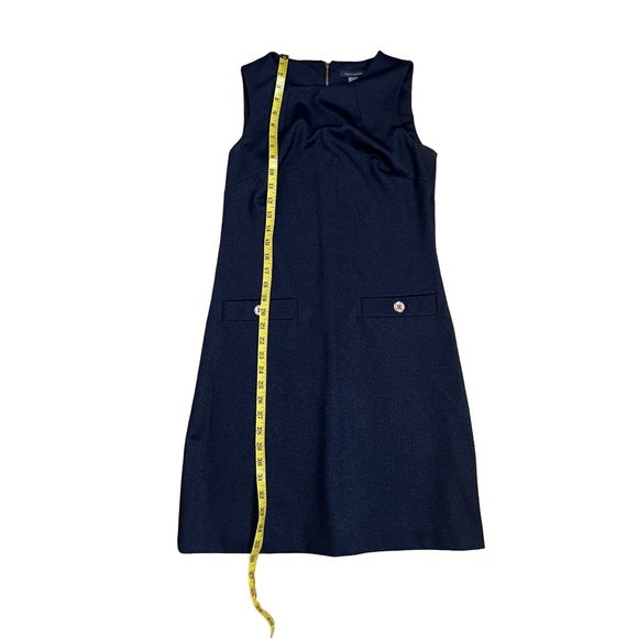Tommy Hilfiger Classic Navy Sleeveless Sheath Dress - Picture 14 of 16